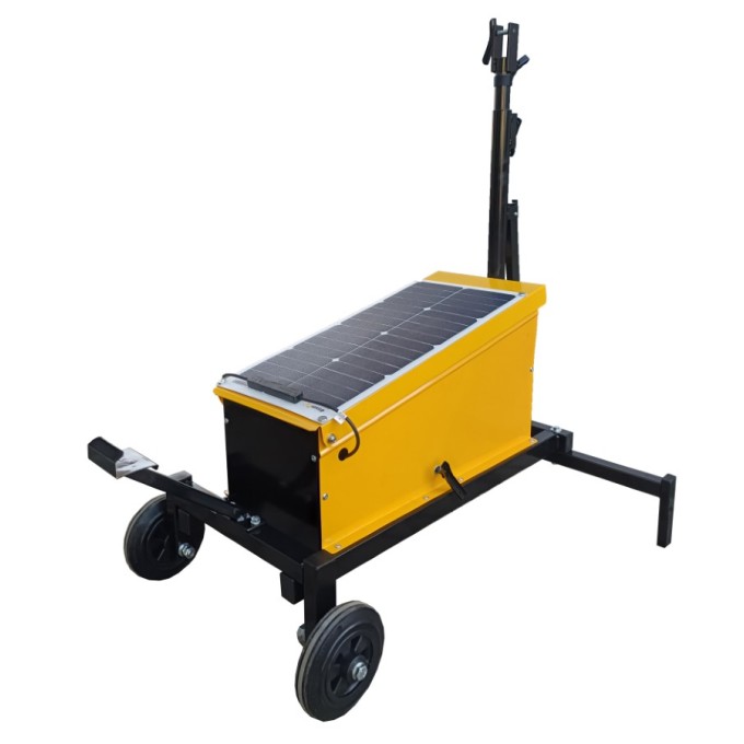 Semafoare lucrari 3 lampi 200mm diametru - alimentare solara 30W Semafoare lucrari 3 lampi 200mm diametru - alimentare solara 30W